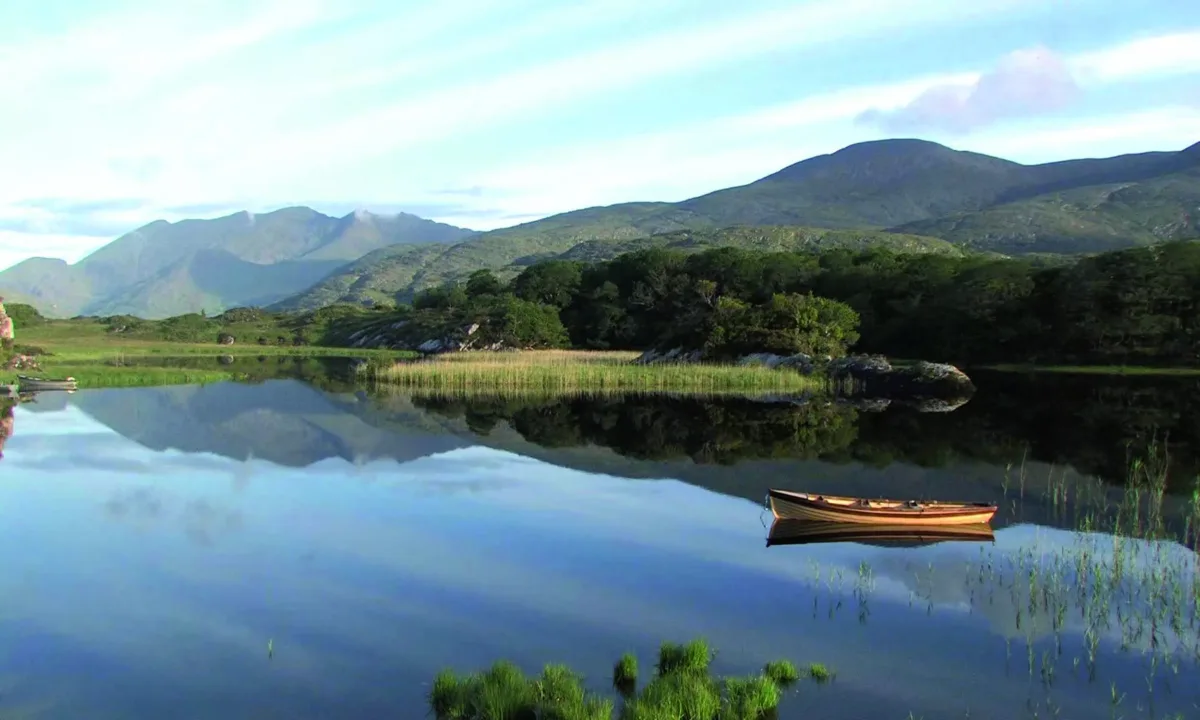 Vue du lac Muckno à Castleblaney