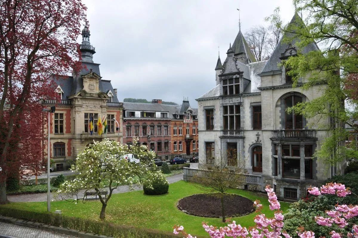 Vue de la mairie de Malmedy
