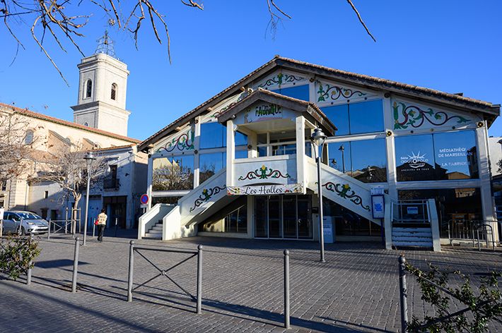 médiathèque vue de face