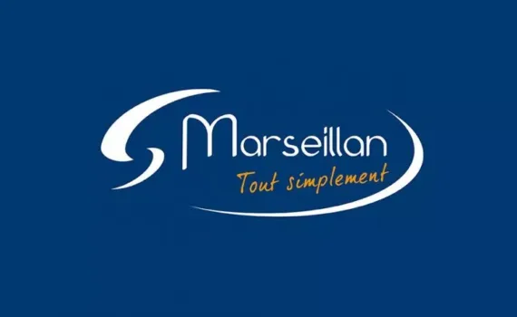 logo officiel marseillan fond bleu séances du conseil municipal