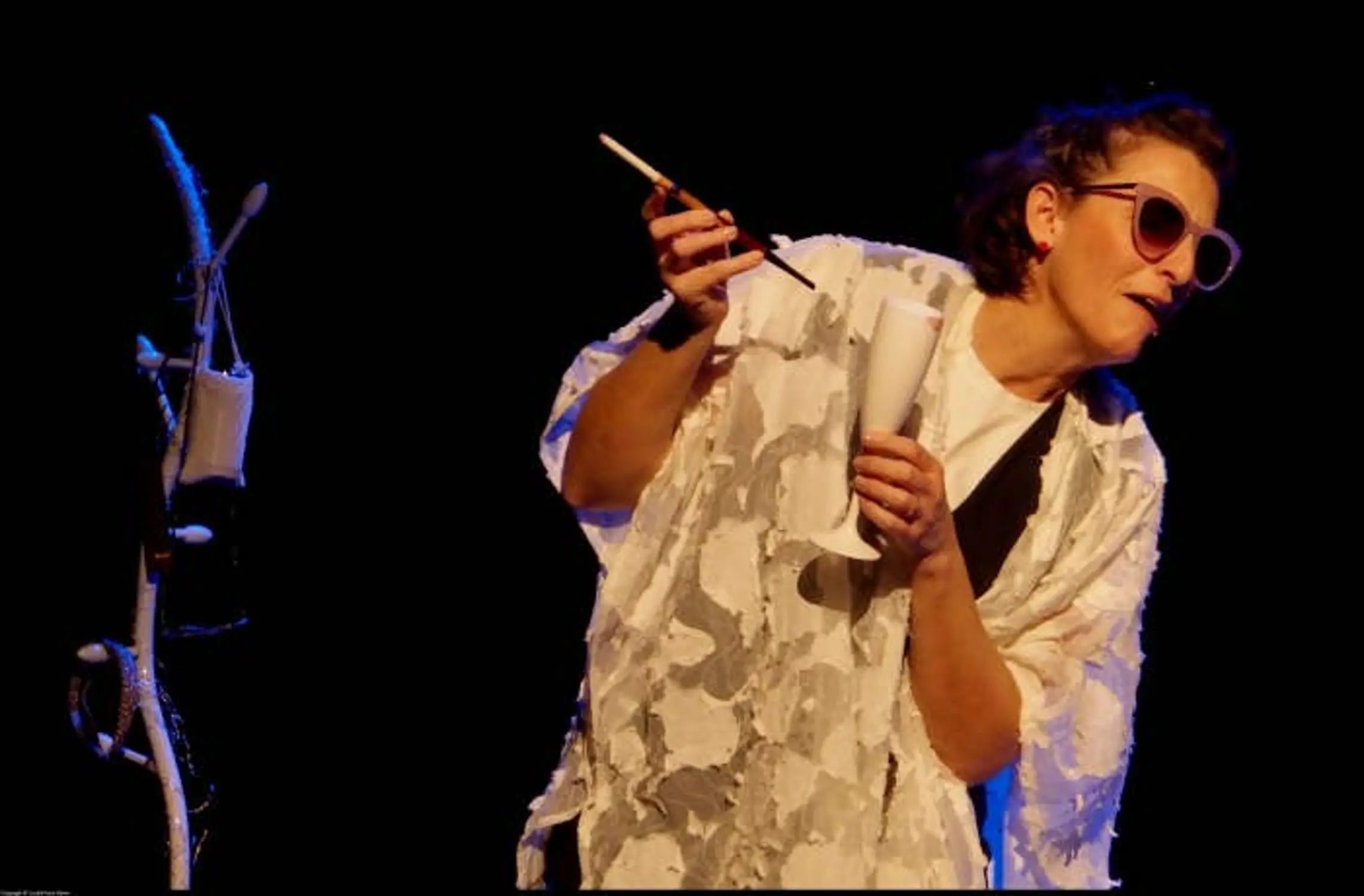 aquaplaning une comédienne qui joue du théâtre