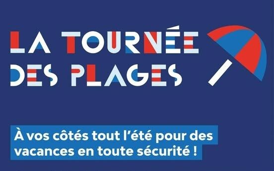 Affiche Tournée des plages pour la prévention routière