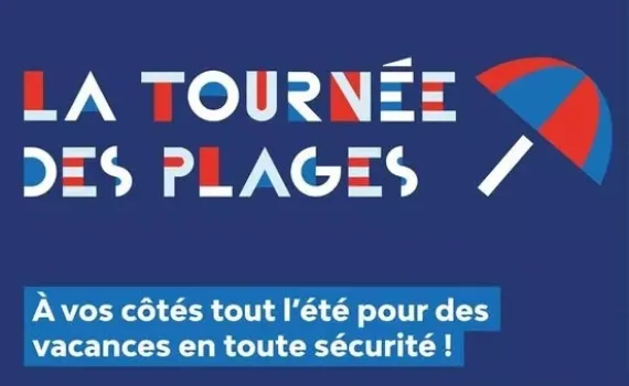 Affiche Tournée des plages pour la prévention routière