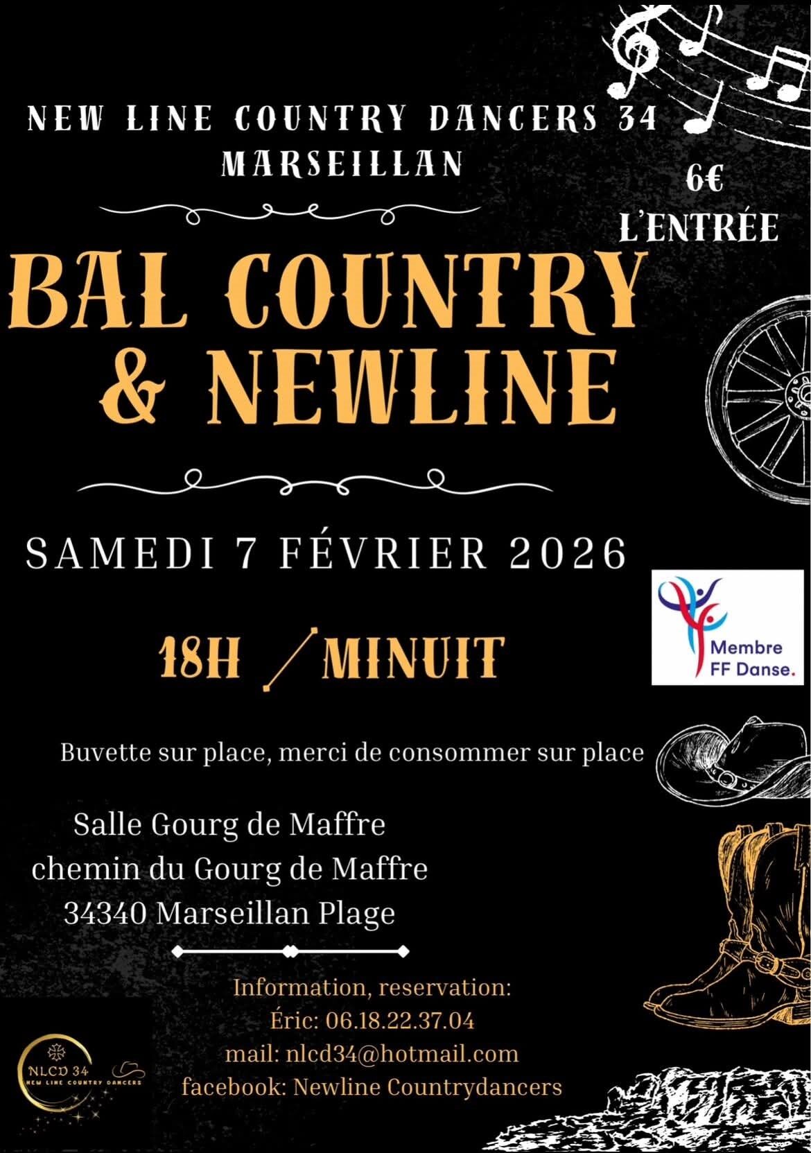 Bal country et New Line