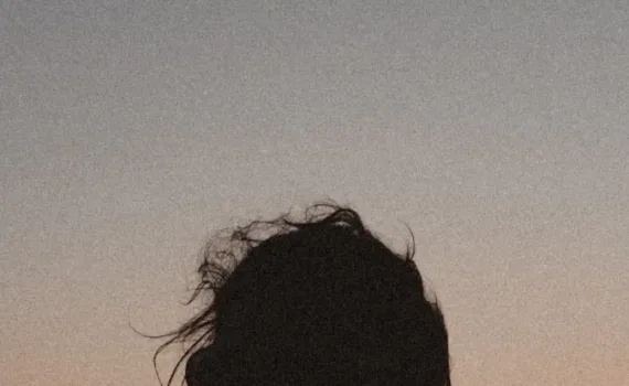 silhouette of person during sunset
